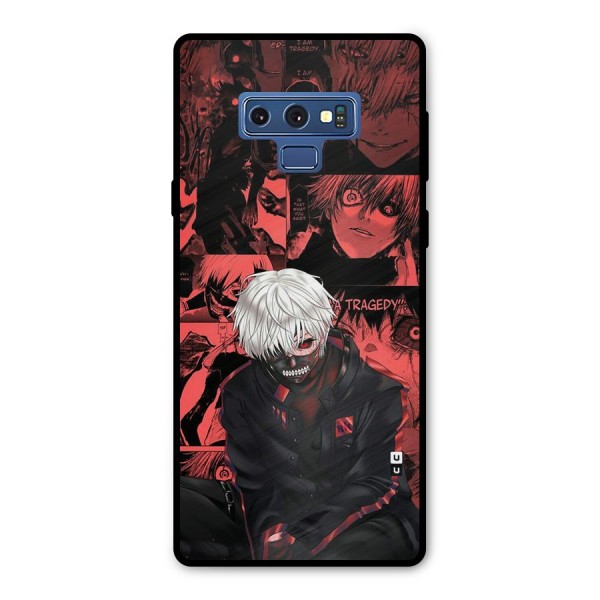 Toukyo Ghoul Kaneki Manga Metal Back Case for Galaxy Note 9