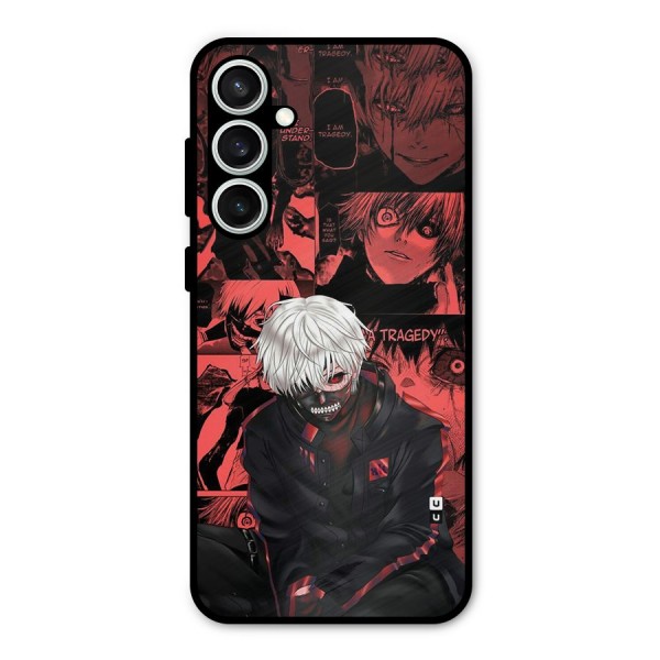 Toukyo Ghoul Kaneki Manga Metal Back Case for Galaxy S23 FE