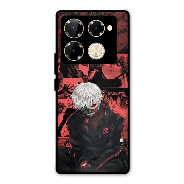 Toukyo Ghoul Kaneki Manga Metal Back Case for Infinix Note 40 Pro Plus