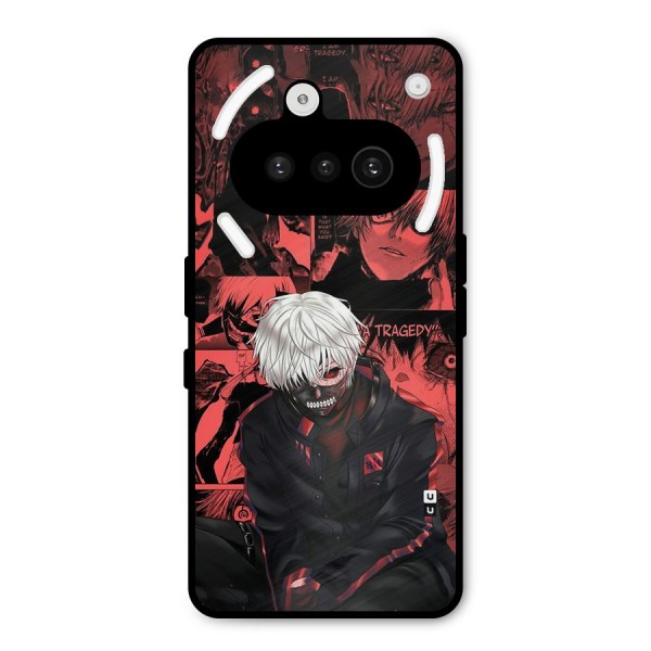 Toukyo Ghoul Kaneki Manga Metal Back Case for Nothing Phone 3a