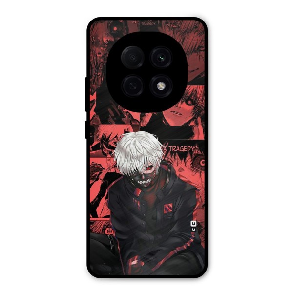 Toukyo Ghoul Kaneki Manga Metal Back Case for Oppo F29 Pro