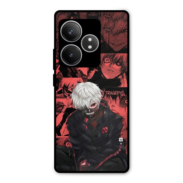 Toukyo Ghoul Kaneki Manga Metal Back Case for Realme GT 6T