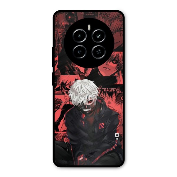 Toukyo Ghoul Kaneki Manga Metal Back Case for Realme P1