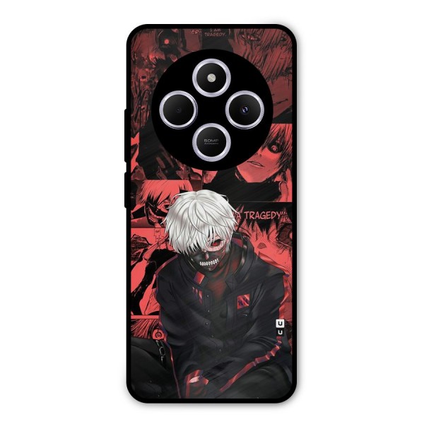 Toukyo Ghoul Kaneki Manga Metal Back Case for Redmi A4