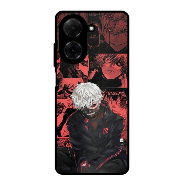 Toukyo Ghoul Kaneki Manga Metal Back Case for Redmi A5 4G