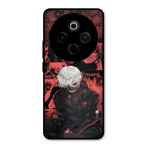 Toukyo Ghoul Kaneki Manga Metal Back Case for Vivo T4
