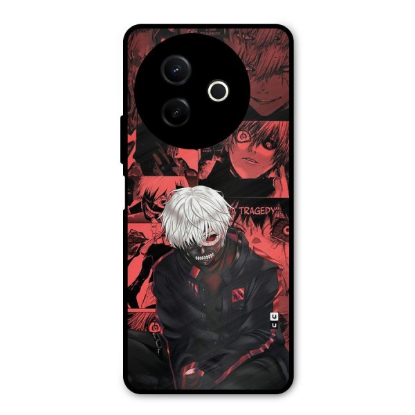 Toukyo Ghoul Kaneki Manga Metal Back Case for Vivo Y39