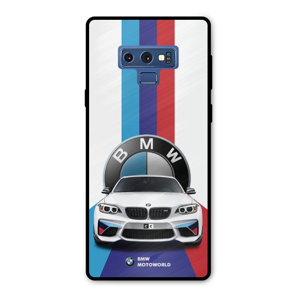 Track Supercar Metal Back Case for Galaxy Note 9