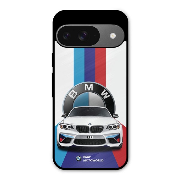 Track Supercar Metal Back Case for Google Pixel 9