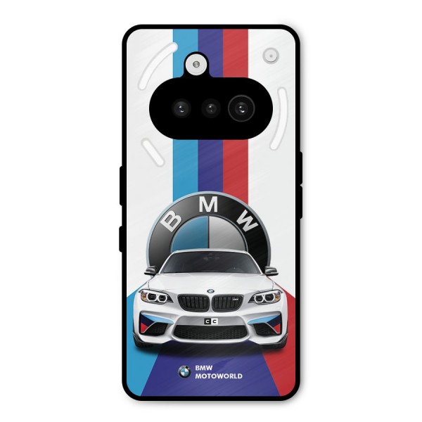 Track Supercar Metal Back Case for Nothing Phone 3a