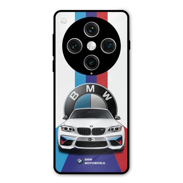 Track Supercar Metal Back Case for Oppo Find X8 Pro