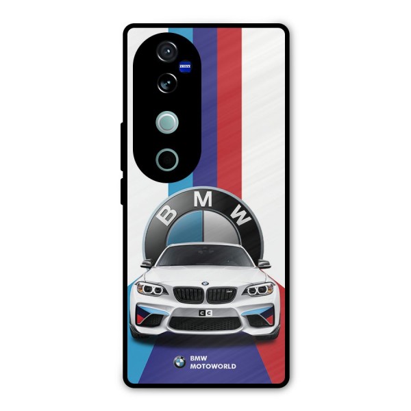 Track Supercar Metal Back Case for Vivo V40 Pro