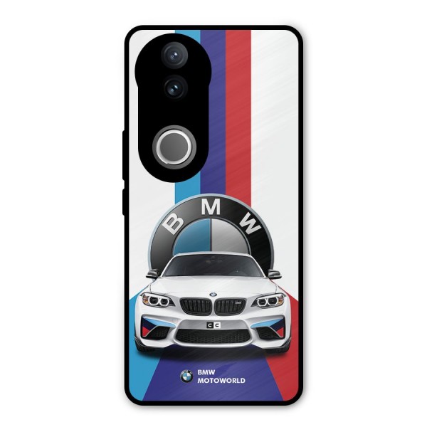 Track Supercar Metal Back Case for Vivo V50e