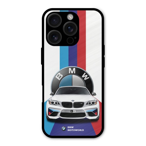 Track Supercar Metal Back Case for iPhone 16 Pro