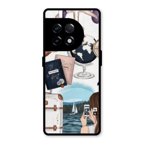 Travel Diaries Metal Back Case for OnePlus 11R