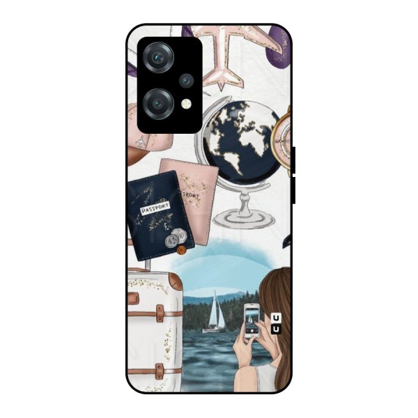 Travel Diaries Metal Back Case for OnePlus Nord CE 2 Lite 5G