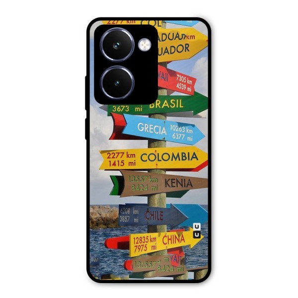Travel Directions Metal Back Case for Realme P3 Ultra