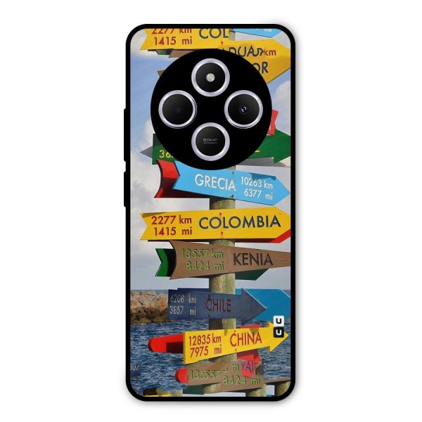 Travel Directions Metal Back Case for Redmi A4