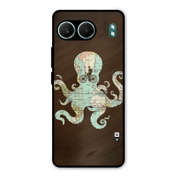 Travel Octopus Metal Back Case for OnePlus Nord 4