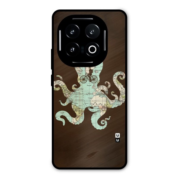 Travel Octopus Metal Back Case for iQOO 13