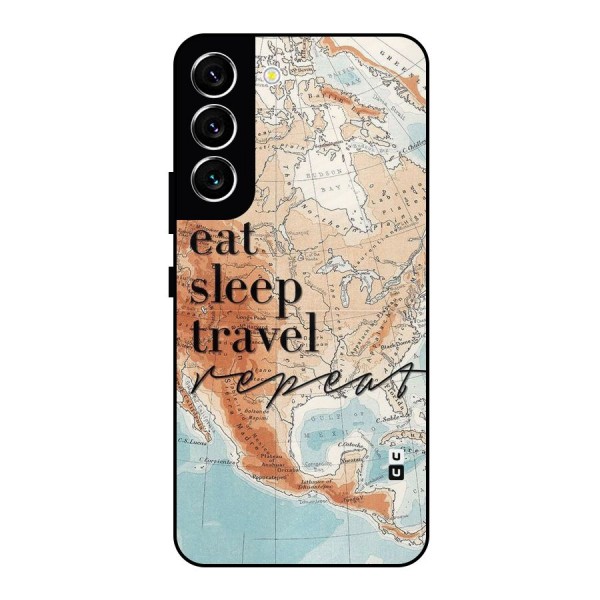 Travel Repeat Metal Back Case for Galaxy S22 5G