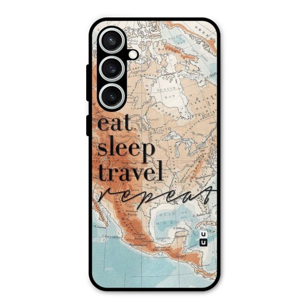 Travel Repeat Metal Back Case for Galaxy S23 FE