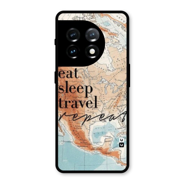 Travel Repeat Metal Back Case for OnePlus 11