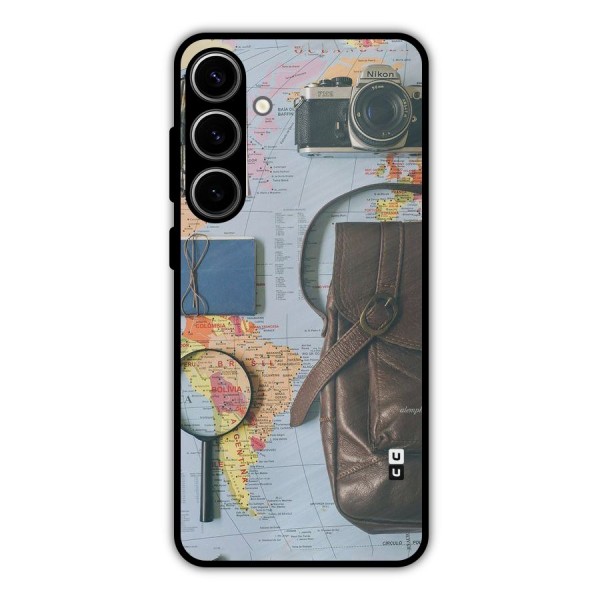 Travel Requisites Metal Back Case for Galaxy S24 Plus
