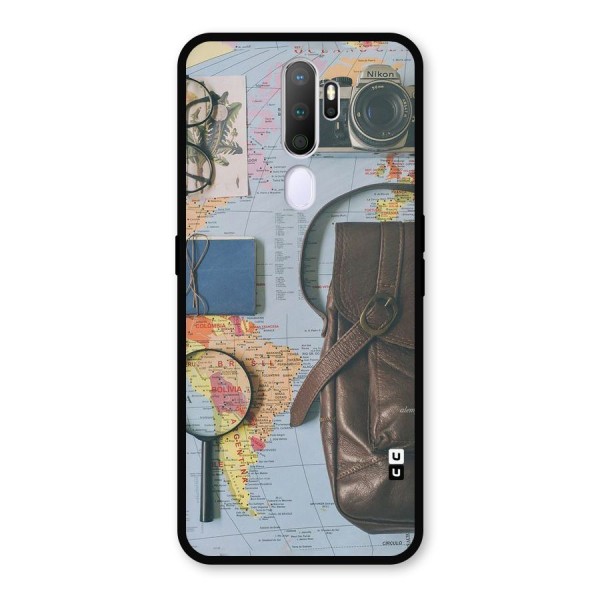 Travel Requisites Metal Back Case for Oppo A9 (2020)