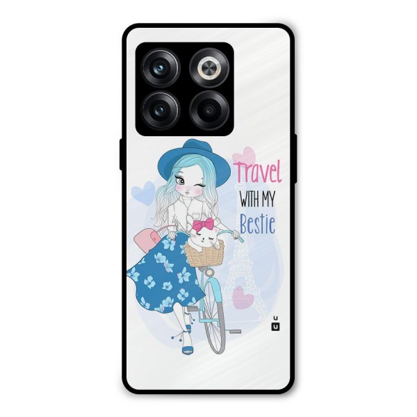 Travel With My Bestie Metal Back Case for OnePlus 10T