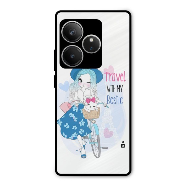 Travel With My Bestie Metal Back Case for Realme GT 6