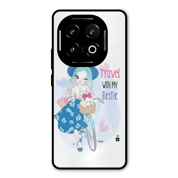 Travel With My Bestie Metal Back Case for iQOO 13