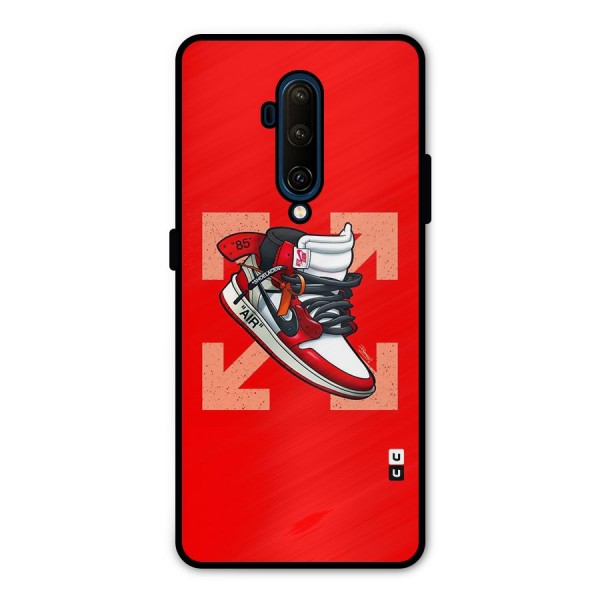 Trendy Air Shoes Metal Back Case for OnePlus 7T Pro
