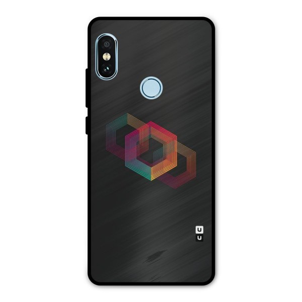 Tri-hexa Colours Metal Back Case for Redmi Note 5 Pro