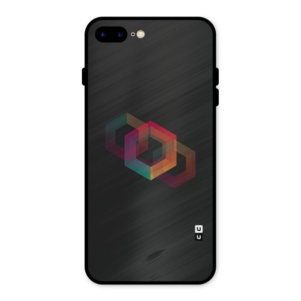 Tri-hexa Colours Metal Back Case for iPhone 7 Plus
