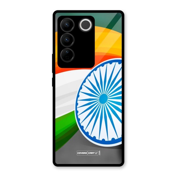 Tri Color Glass Back Case for Vivo V27