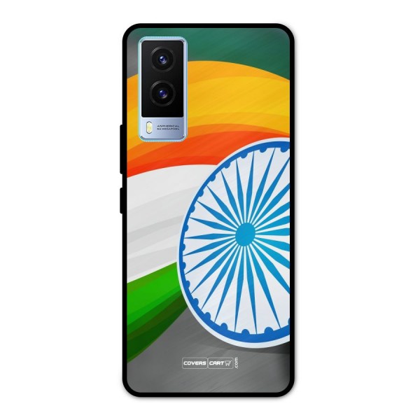 Tri Color Metal Back Case for Vivo V21e 5G