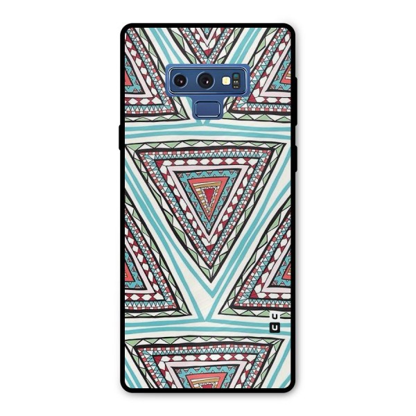 Triangle Abstract Mode Metal Back Case for Galaxy Note 9