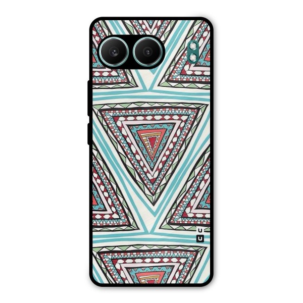 Triangle Abstract Mode Metal Back Case for OnePlus Nord 4