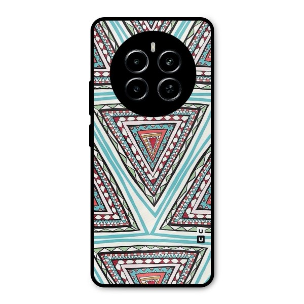 Triangle Abstract Mode Metal Back Case for Realme P1