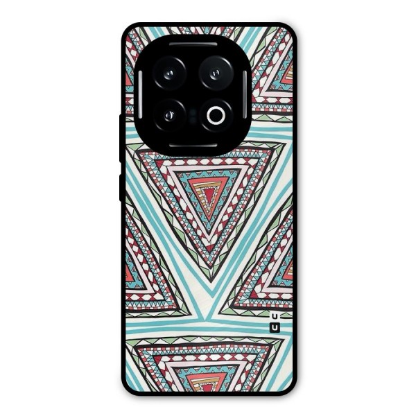 Triangle Abstract Mode Metal Back Case for iQOO 13