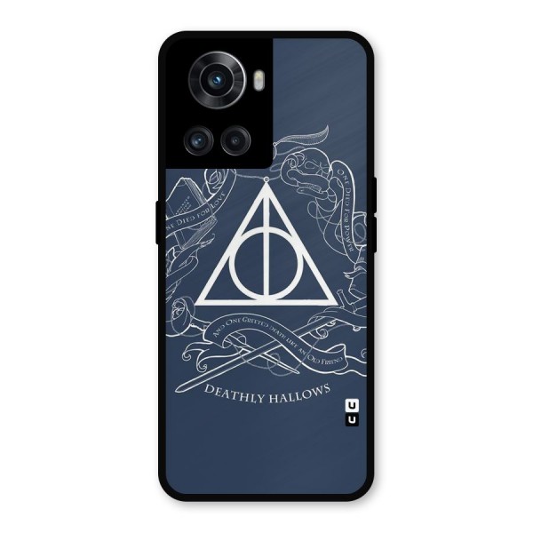 Triangle Blue Metal Back Case for OnePlus 10R