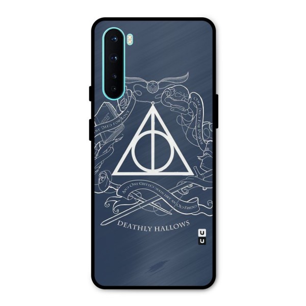 Triangle Blue Metal Back Case for OnePlus Nord