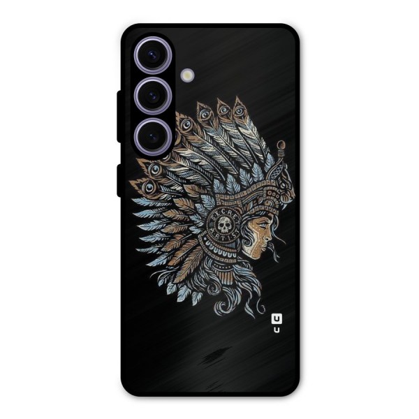 Tribal Design Metal Back Case for Galaxy S24