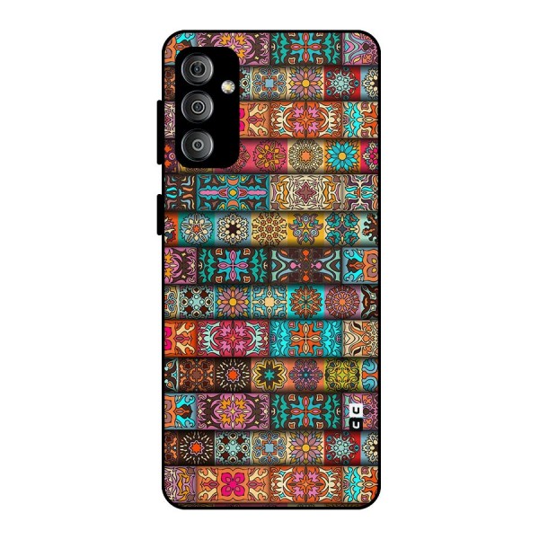 Tribal Seamless Pattern Vintage Decorative Metal Back Case for Galaxy F23
