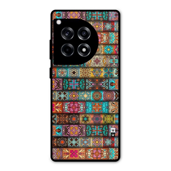 Tribal Seamless Pattern Vintage Decorative Metal Back Case for OnePlus 12R