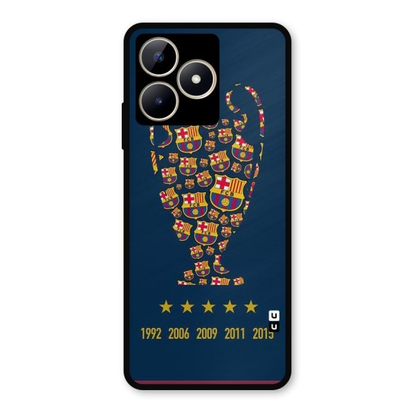 Trophy Team Metal Back Case for Realme C53