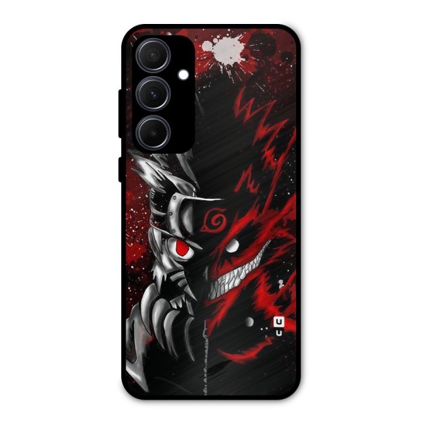 Two Face Naruto Metal Back Case for Galaxy A35