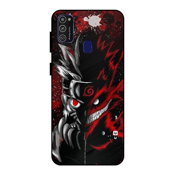 Two Face Naruto Metal Back Case for Galaxy M30s