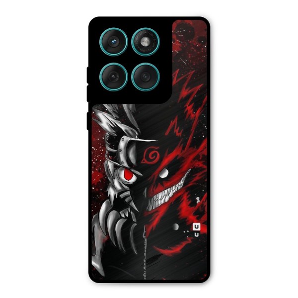Two Face Naruto Metal Back Case for Motorola Edge 60